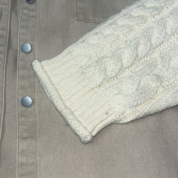 POL jacket with sweater sleeves - Picture 5 of 8